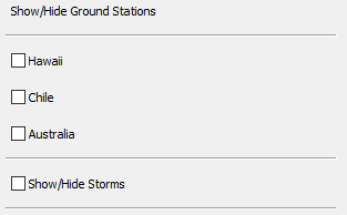 Ground stations panel